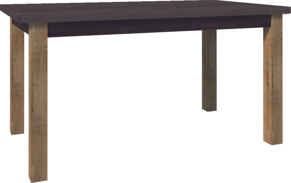 eoshop Jedálenský stôl Colorado WTS, dub lefkas / sivá, lamino